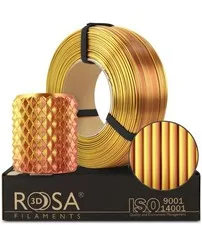 Rosa3D Filamento PLA Magico Setoso Oro-Rame Ricarica 1kg