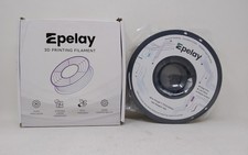 Epelay Filamento Stampa 3D 1,75mm 1KG Bianco PETG Eco-Friendly Alta Precisione