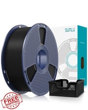 SUNLU Filamento per stampante 3D nero PLA+2.0 1,75 mm 1 kg più resistente