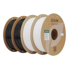 eSUN PETG Basic Filamento 1,75 mm, alta tenacità, 1 KG per bobina, 4 rotoli di m