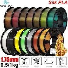 Geeetech seta PLA filamento 3D 1,75 mm filamento Silk PLA lucido per stampante 3D