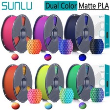 Filamento stampante 3D Sunlu Dual Color opaco PLA 1,75 MM PLA opaco 1 kg texture opaca