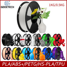 【3 ACQUISTI, 1 OMAGGIO】Geeetech PLA/TPU/PETG/ABS+/Filamento di resina 0,5/1KG 1,75mm