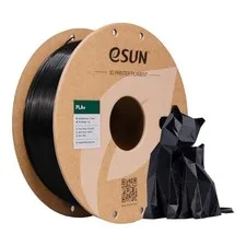 eSUN Filamento PLA+ 1.75mm, Filamento 3D PLA Plus 1kg Nero | Migliore tenacità e