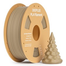 DEEPLEE Filamento PLA 1.75 mm Bobina da 1 kg Legno Naturale Precisione
