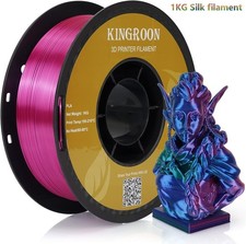 Filamento stampante 3D Kingroon 1,75 mm 1 kg rotolo Silk PLA Sparkly fascio bobine
