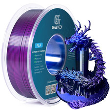 Tricolor Silk Filamento PLA 1,75 Mm, Filamento per Stampante 3D, 1 Kg/Bobina, Bl