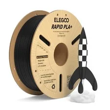 ELEGOO PLA Rapido Filamento 1.75mm Nero 1KG Alta Velocità 30-600 mm/s Precisione