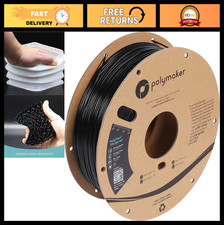 Filamento TPU flessibile 1,75 mm nero, Shore 95A, alto flusso, 1 kg - stampa 3D morbida