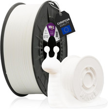 Filamento PLA HD 1.75Mm Bianco Glaciale, Bobina Da 300G, Filamento per Stampante