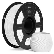 PLA Filamento Stampante 3D 1,75mm Bianco 1KG Precisione Dimensionale ±0,02mm