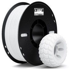 ELEGOO TPU 95A Filamento per Stampanti 3D 1,75 mm Bianco 1KG, TPU Filamento Fles