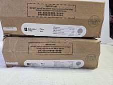 Bambu Lab PLA Basic Filamento Grigio 1,75mm 1kg 2 Confezioni Nuovo Sigillato Ricarica Bobina