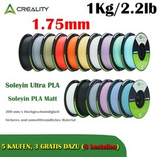 [8 acquisti, 5 pagamenti]Creality Soleyin Ultra PLA & PLA filamento per stampante 3D opaco