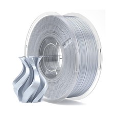 ELEGOO Filamento PLA Seta 1,75mm Grigio Argento 1KG, Dimensione Filamento Stampante 3D