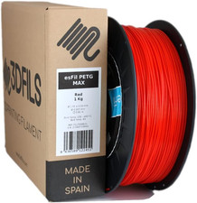 - Filamento PETG Rosso per Stampa 3D (1,75 Mm/1 Kg, Rosso)