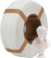 eSUN PLA Refill Filamento di ricarica 1,75mm, bobina da 1KG, Bianco crema