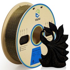 YOUSU Filamento per stampante 3D PLA 1,75 mm Galaxy PLA, 13 litri oro 1 kg 