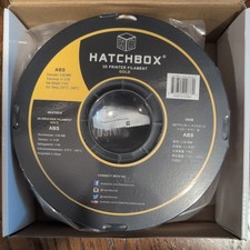 HATCHBOX ABS 3,00 mm Filamento per stampante 3D in oro, bobina da 1 kg