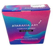 Filamento stampante 3D Ataraxia Art rosso flessibile PLA+ 1,75 mm 1 kg simile a TPU FPLA+