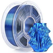 SUNLU Silk PLA Plus Filamento per stampante 3D, Filamento PLA+ Lucido a Doppio C