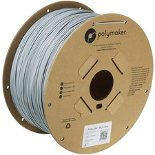 Polymaker Filamento PLA PRO 1,75 mm 3 kg, 314 - Grigio (Codice esadecimale: #8d8e93) 