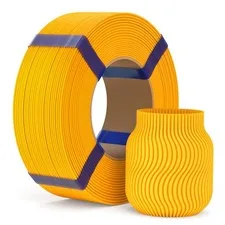 ELEGOO Filamento PLA Basic Di Ricarica 1,75 mm Giallo Caldo 1 kg, PLA Refill Per