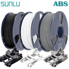 SUNLU 1/2/5/10 KG ABS 3D filamento stampante 1,75 mm filamento ABS 1 KG/rotolo nero