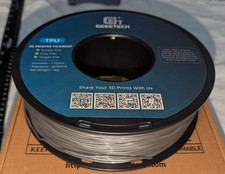 Geeetech Filamento TPU Argento Trasparente Flessibile 1KG 1,75mm, Spedizione USA