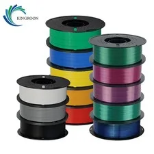 Kingroon 1 kg filamento stampante 3D PLA PETG seta opaca HS 1,75 mm FDM bianco arancione