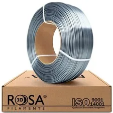 Filamento PLA Rosa 3D 1,75mm 1000g Setoso Acciaio, Ricarica