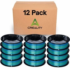 Creality Silk PLA stampante 3D filamento BLU-VERDE - 1 kg 1,75 mm - confezione da 12 rotoli