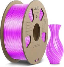 Filamento per stampante 3D PLA viola seta 1,75 mm, bobina 0,65, 650 g, adatto alla maggior parte #18