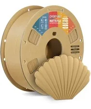 OVERTURE Matte PLA Filamento 1,75 mm Legno 1kg Naturale matt | Opaco PLA • Neatl