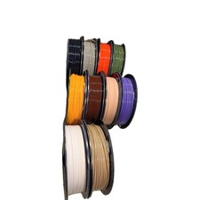 PETG 10, Confezione Filamento Stampante 3D 1,75mm 0,25kg Bianco.Giallo Mamgo.Midnigt.roak