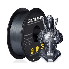 GIANTARM Argento PETG Stampante 3D Filamento Durezza Migliorata 1kg (2.2lbs), 1.7