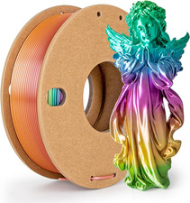 Filamento PLA seta arcobaleno 1,75 mm seta PLA stampante 3D filamento lucido colore veloce C