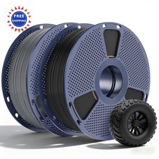 Filamento TPU 1,75mm 95A stampante 3D flessibile morbida 1kg bobina 2 confezioni precisione SUNLU