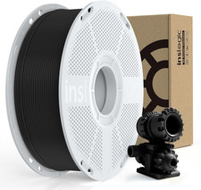 Filamento Nylon Fibra di Carbonio 1,75Mm, Nero PA6-CF 1Kg Bobina, Alta Temperatura e Usura Res