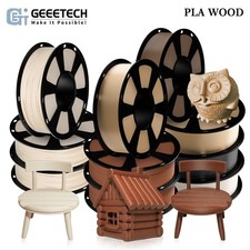 Geeetech Stampante 3D Filamento PLA 1KG/Rotolo 1.75mm Legno PLA Materiali di Consumo