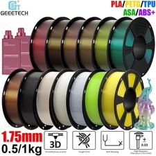 Geeetech filamento stampante 3D PETG ASA TPU ABS + resina seta/bagliore/opaco PLA 1,75 mm