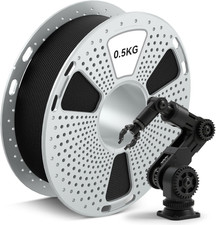 PA12-CF Filamento 3D 1,75Mm 500G, Filamento Nylon Fibra di Carbonio, Ottima Usura & O