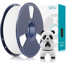 Filamento PLA Matte 1.75mm 3D Printer, bianco, facile da usare