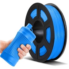 Filamento TPU blu 1,75 mm, flessibile, precisione +/-0,02 mm, 0,5kg