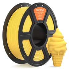 ELEGOO Filamento PLA Matte Giallo Sole 1 KG, 1,75 mm Opaco PLA Filamento