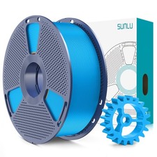 Filamento stampante 3D PLA+ 1,75mm 1KG ciano SUNLU PLA+2.0 aggiornamento più forte