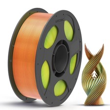 ANYCUBIC Filamento di seta PLA 1,75 mm 1 kg, rosso lucido giallo verde 