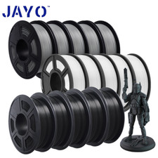 JAYO 5KG 3D Filamento 1.75mm PLA/PLA+/PETG/Matte PETG/ABS/SILK/Matte PLA 1KG/SET