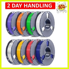 SUNLU Pacchetto di filamento per stampante 3D, filamento PETG 1,75 mm, avvolto ordinatamente, singolo...