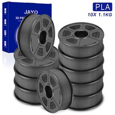 JAYO 10KG Grigio PLA 1,75mm Filamento per stampante 3D 1,1KG ad alta resistenza